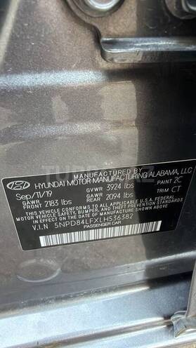 Hyundai Elantra 2019, 141,622 km - 2.0 l - Bakı