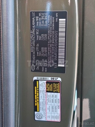 Hyundai Santa Fe 2024, 1,680 km - 1.6 l - Bakı