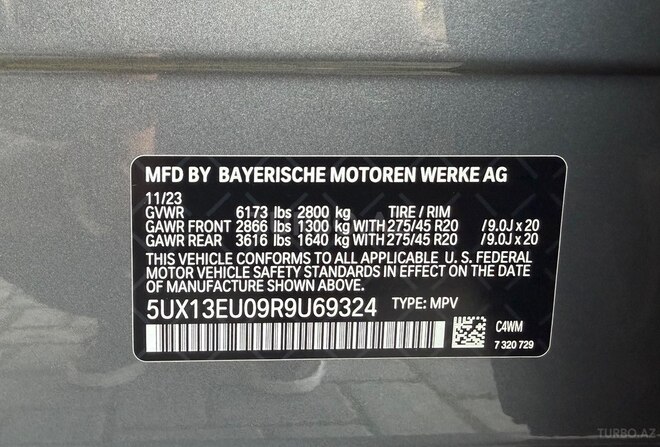BMW X5 2024, 44,000 km - 3.0 l - Bakı