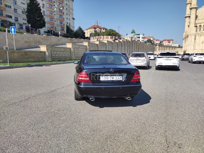 Mercedes S 320 2001, 589,000 km - 3.2 l - Bakı