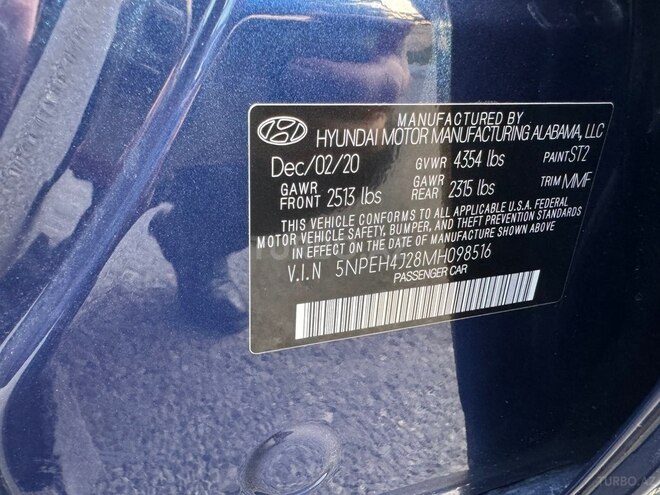 Hyundai Sonata 2020, 91,190 km - 1.6 л - Bakı