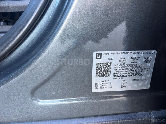 Chevrolet Equinox 2019, 75,000 km - 1.5 l - Bakı