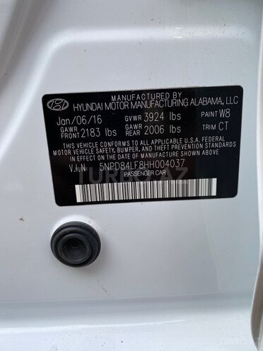 Hyundai Elantra 2016, 178,000 km - 2.0 л - Bakı