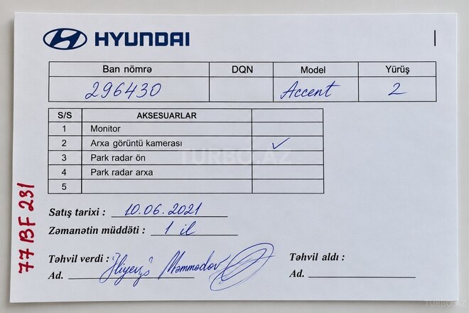 Hyundai Accent 2021, 63,000 km - 1.6 l - Bakı