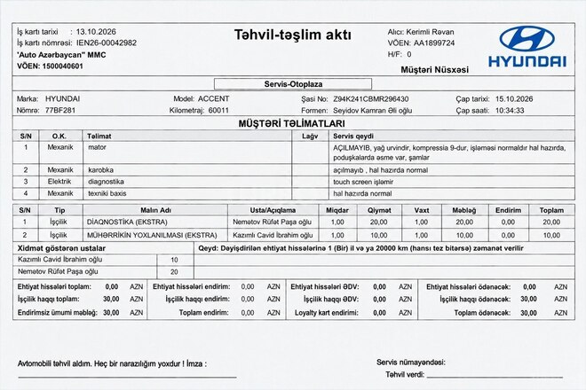 Hyundai Accent 2021, 63,000 km - 1.6 l - Bakı