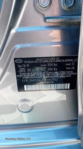 Hyundai Elantra 2019, 119,800 km - 2.0 l - Bakı
