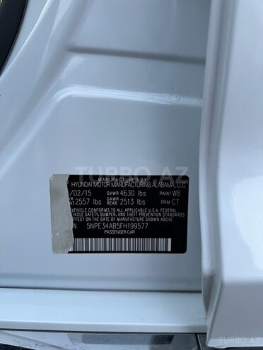 Hyundai Sonata 2015, 89,673 km - 2.0 l - Bakı