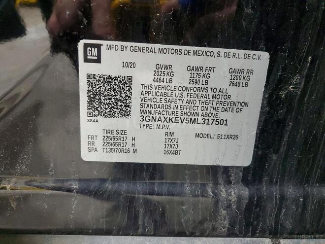 Chevrolet Equinox 2020, 172,000 km - 1.5 l - Bakı