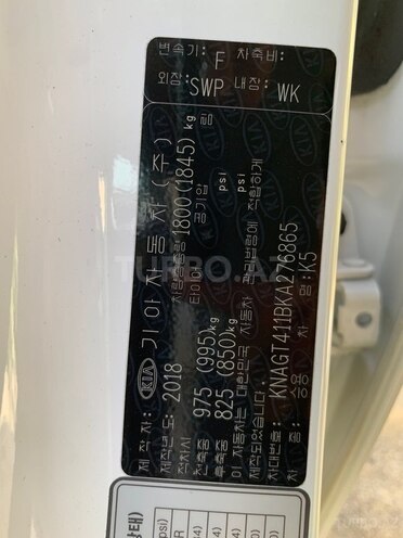 Kia K5 2017, 157,800 km - 2.0 l - Bakı