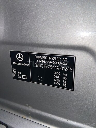 Mercedes ML 320 1999, 189,000 km - 3.2 л - Bakı