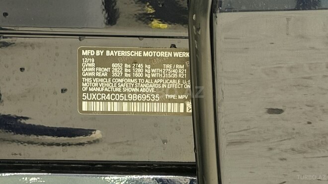 BMW X5 2019, 73,800 km - 3.0 l - Bakı
