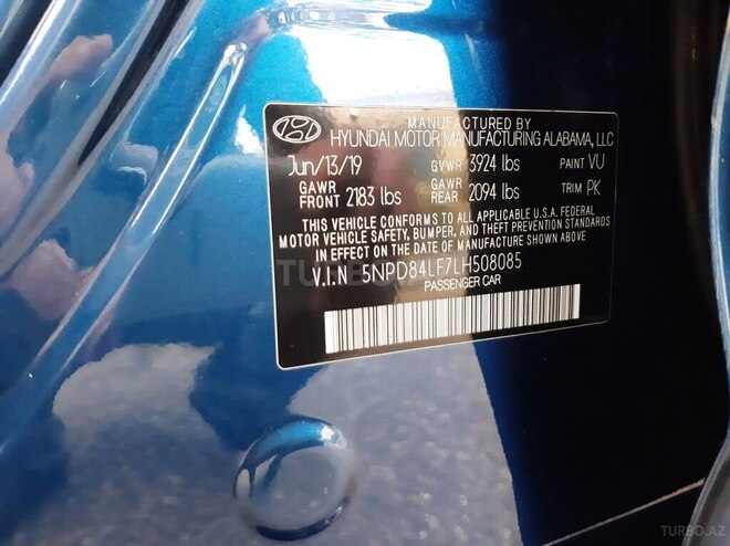 Hyundai Elantra 2019, 134,400 km - 2.0 l - Bakı
