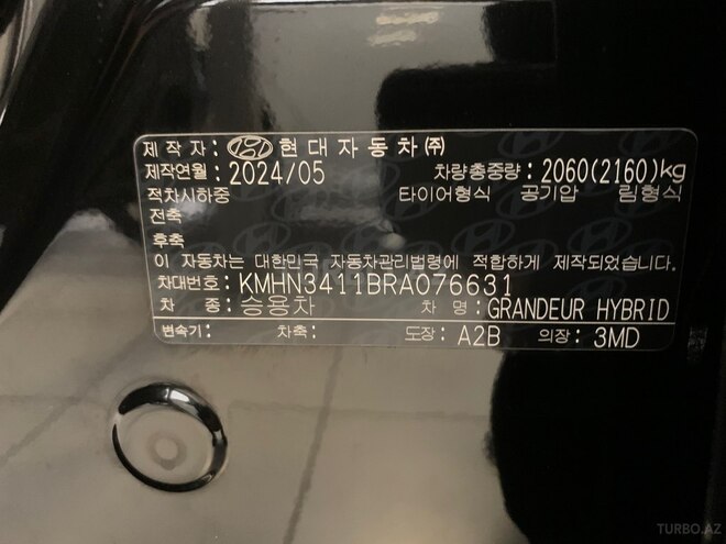 Hyundai Grandeur 2024, 48,500 km - 1.6 l - Bakı