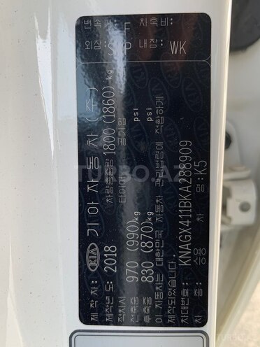 Kia K5 2018, 141,000 km - 2.0 l - Bakı
