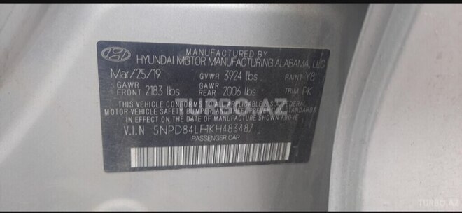 Hyundai Elantra 2019, 268,760 km - 2.0 l - Bakı