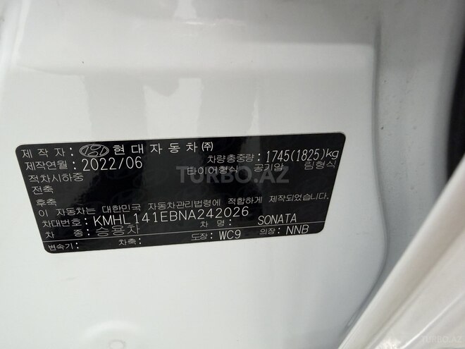 Hyundai Sonata 2022, 108,500 km - 2.0 l - Bakı
