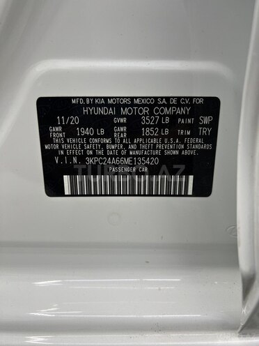 Hyundai Accent 2020, 68,111 km - 1.6 l - Sumqayıt