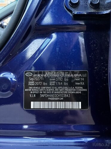 Hyundai Elantra 2011, 227,000 km - 1.8 l - Bakı
