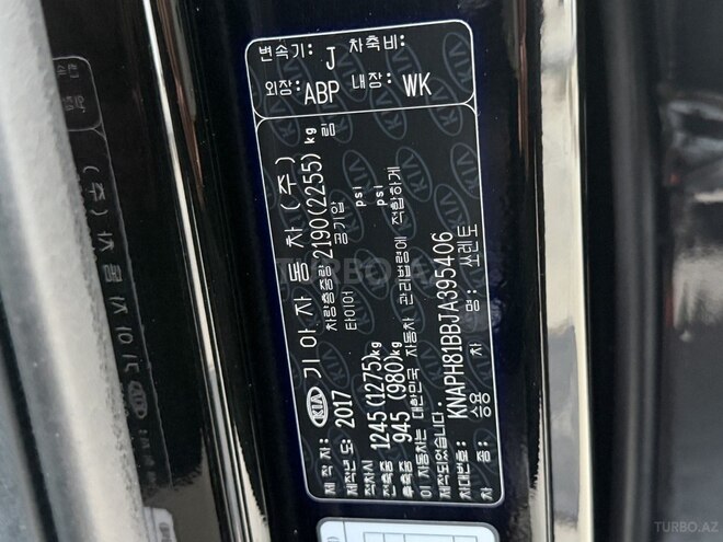 Kia Sorento 2017, 187,455 km - 2.2 l - Bakı