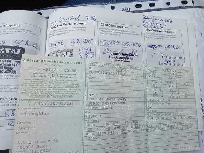 Hyundai Getz 2006, 188,660 km - 1.4 л - Bakı