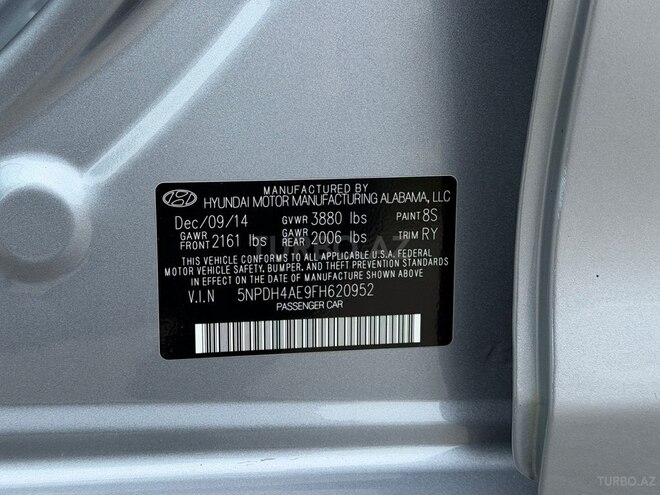 Hyundai Elantra 2014, 201,168 km - 1.8 l - Bakı