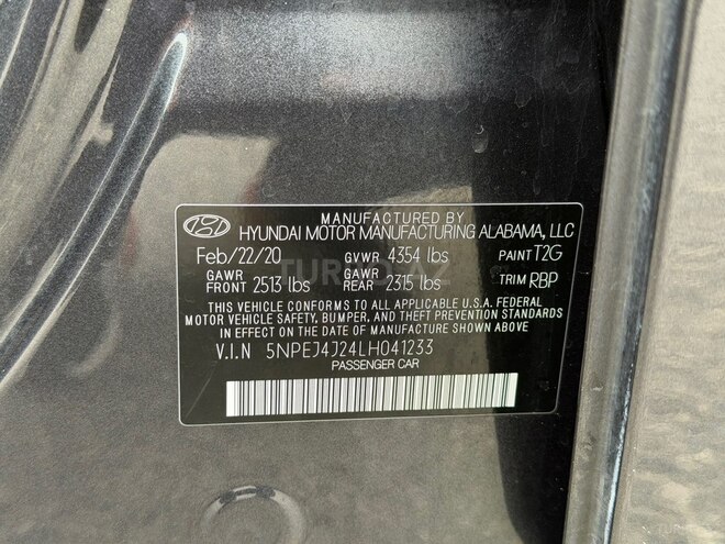 Hyundai Sonata 2020, 99,000 km - 1.6 l - Bakı