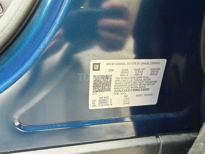 Chevrolet Equinox 2020, 150,000 km - 1.5 l - Bakı