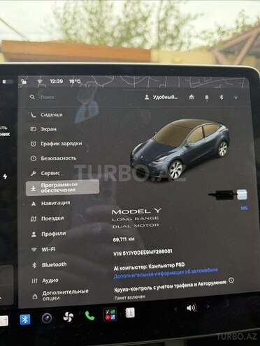 Tesla Model Y 2021, 69,700 km - 0.0 l - Bakı