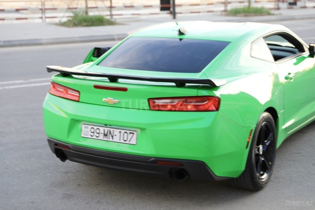 pink and green camaro